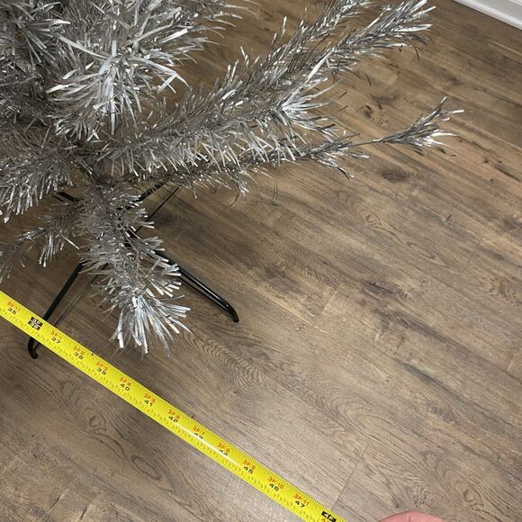 Vintage Aluminum Christmas Tree 6ft Sapphire Regal W/ Box 60s 70s 52 branch READ - Picture 12 of 16